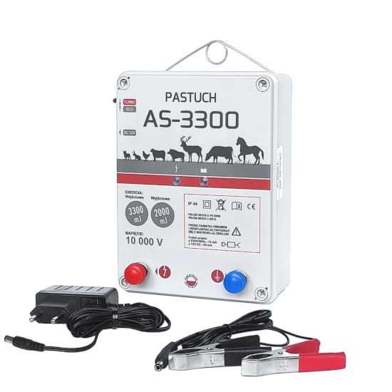Pastuch Elektryczny Elektryzator uniwersalny Pomelac AS-3300 3,3 Jula - Cavalo
